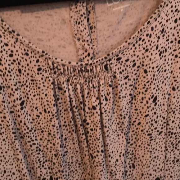 Mauve spotted Loft shirt size M - Picture 2 of 3